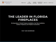 Tablet Screenshot of fireplaceandgas.com